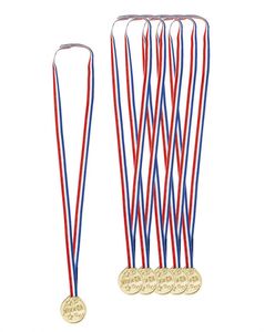 medaillengewinner Junioren-Gold 6 Stück