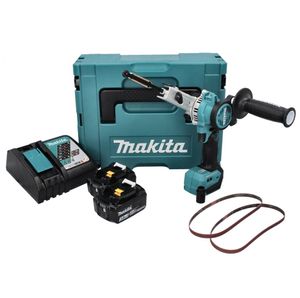 Makita DBS 180 RFJ Akku Bandfeile 18 V 9 x 533 mm Brushless + 2x Akku 3,0 Ah + Ladegerät + Makpac