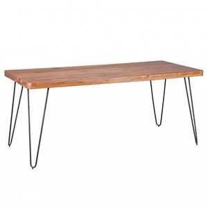 Jídelní stůl z masivního dřeva Akácie 180 cm Jídelní stůl Dřevěný stůl