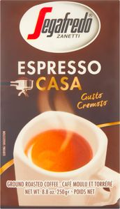 Segafredo Zanetti Espresso Casa Gerösteter Kaffee Gemahlen 250 G
