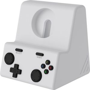 Silikon-Ladeständerhalter für die Apple Watch-Serie, Dock-Ladekabelhalter, bequemes Laden, reservierte Schnittstelle, platzsparender Schreibtisch-Uhrenhalter