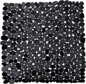 Wenko Sprchová rohož Paradise čierna 54x54 cm 20275100