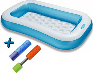 INTEX 57403NP - Planschbecken - Rectangular (166x100x28cm) + 2 Wasserspritzen