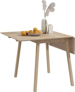HOMCOM Esstisch klappbar, Küchentisch für 2-4 Personen, Klapptisch, Esszimmertisch aus Holz, für kleine Räume, 110 x 86 x 75 cm, Natur HOMCOM Esstisch klappbar, Küchentisch für 2-4 Personen, Klapptisch, Esszimmertisch aus Holz, für kleine Räume, 110 x 86 x 75 cm, Natur