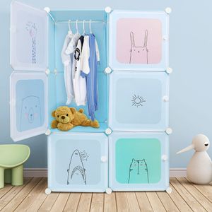 Kleiderschrank für Kinder Erweiterbares Kinderregal Kinder Kleiderschrank Stufenregal Bücherregal mit Türen & 1 Aufhängern ustige Motive Kunststoff Kleiderschrank für Kinder Erweiterbares Kinderregal Kinder Kleiderschrank Stufenregal Bücherregal mit Türen & 1 Aufhängern ustige Motive Kunststoff