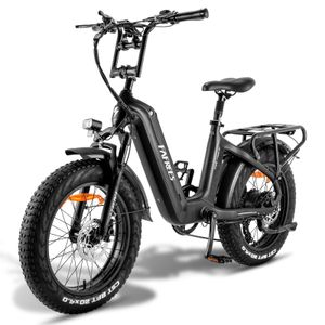 FAFREES Karbónové vlákna tukové pneumatiky F20 Master Ebike skladací elektrický bicykel 25KM / H 150KG