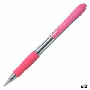 Długopis Pilot Supergrip Pink Bold 0,4 mm 12 sztuk