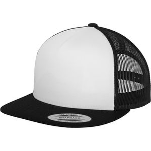 Urban Classics Classics Trucker Mit Netz Retro Vintage, Farbe: Black/White/Black