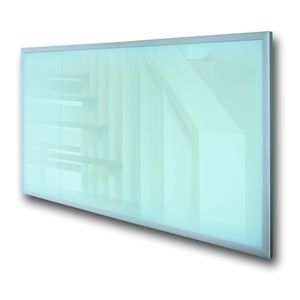Fenix Infrarotheizung ECOSUN mit Aluminiumrahmen Weiß 850 Watt (120 x 60 x 3cm), Oberfläche aus Glas - für Bad, Wohnraum, Schlafzimmer