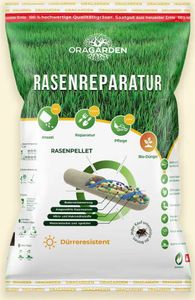 OraGarden Rasenpellets "Dürreresistent" ummantelte Rasensamen mit Mikro-und Makro-Nährstoffen 1.4 KG