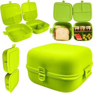 Vilde Frühstücksbehälter Lunchbox Brotdose Frühstücksdose geteilt 2x 700 ml Vilde Frühstücksbehälter Lunchbox Brotdose Frühstücksdose geteilt 2x 700 ml