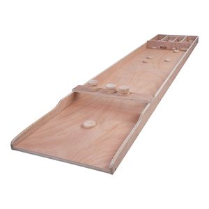 Longfield Dutch Shuffleboard 200 cm | Sjoelbak groß aus Holz | Inklusive 30 Spielscheiben