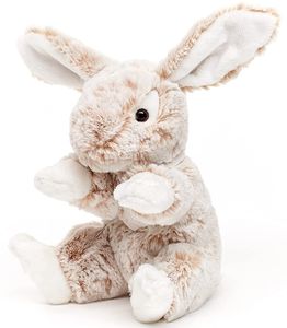 Uni-Toys - Hase mit Schlappohren, groß - hellbraun-meliert - superweich - 22 cm (Höhe) - Plüsch-Kaninchen - Plüschtier, Kuscheltier
