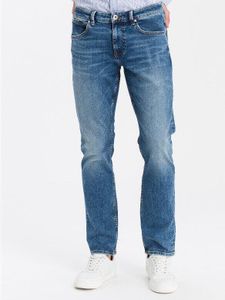 Cross Jeans Herren Straight Leg Jeans Hose E 195-102-DYLAN mid blue used W32/L32