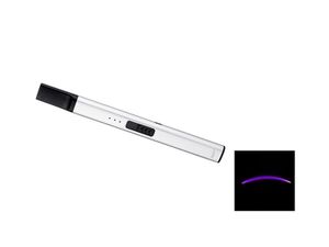 USB Feuerzeug Lichtbogen ARC BBQ silber