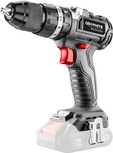 GRAPHITE Wiertarko-wkrętarka akumulatorowa bezszczotkowa z udarem Energy+ 18V, Li-Ion, 13 mm, bez akumulatora