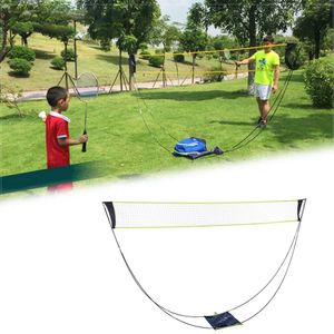 Tragbares 300 Cm Großes Standard-Badminton-Trainingsspielnetz Für Drinnen Und Draußen Mit Ständer