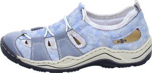 Rieker L0561-12 - Rieker Trekkingschuh Damen Blau  Rieker Farbe: blau, Größe: 43,