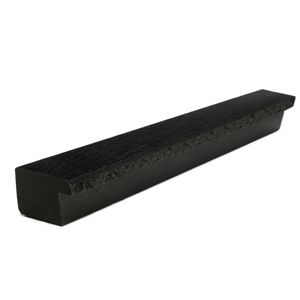 Möbelgriff aus Holz 20 cm Massiver 1 Stück Schrankgriffe Schwarz Matt