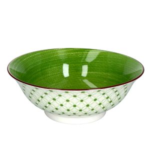 Salatschale Lime Rio Ø 21 cm Grünes Dekor Porzellan Obst Dessert-Bowl Ritzenhoff