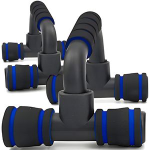 Liegestützgriffe 2er Rutschfeste Griffe Push Up Stand Bar Liegestütze Krafttraining und Muskelaufbau Fitness Push-Up Multifunktionale Schwarz Retoo