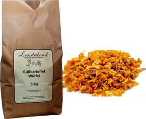 Lunderland Süßkartoffel Würfel 5 kg BARF Einzelfuttermittel für Hunde und Katzen Lunderland Süßkartoffel Würfel 5 kg BARF Einzelfuttermittel für Hunde und Katzen