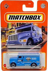 Matchbox International Armored Car 80/100 (Blue) blau Geldtransporter