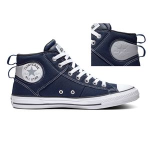 Converse Chuck Taylor All Star Cs - Mid - Obsidian / Wolf Grau / Weiß Leder Größe: 36 Normal