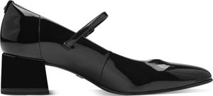 Tamaris Damen Pumps moderne Riemchenpumps Blockabsatz 1-22312-43, Größe:38 EU, Farbe:Schwarz