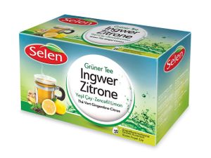 SELEN Grüner Tee Ingwer-Zitrone