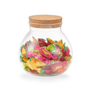 Glasgefäß mit Korkdeckel, 1050 ml