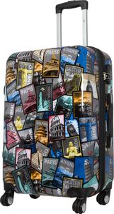Mittlerer New All City 67 cm Reisekoffer 80 Li Motiv Trolley mit Bilder Bowatex
