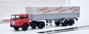 LIAZ 706 PP-SZ ciągnik siodłowy z naczepą CARGO (1974) Brekina 1:87