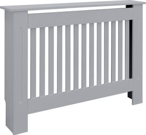 ML-Design Heizkörperverkleidung Landhausstil 112x19x82 cm, Grau, aus MDF lackiert für Schlafzimmer Wohnzimmer ML-Design Heizkörperverkleidung Landhausstil 112x19x82 cm, Grau, aus MDF lackiert für Schlafzimmer Wohnzimmer