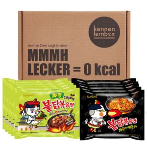 Samyang BULDAK Ramen Combo | Úvodní box | 5x Pack Jjajang & 5x Pack Hot Chicken