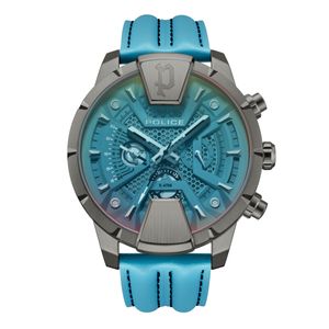 Police Huntley Herren Uhr PEWJK2203706 Leder blau Police Huntley Herren Uhr PEWJK2203706 Leder blau