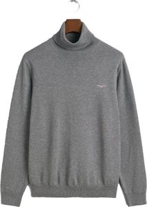 Gant Classic Rollkragenpullover Grau L Mann Grau L Gant Classic Rollkragenpullover Grau L Mann Grau L