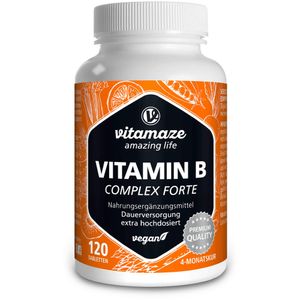 Vitamin B-Complex extra vysoká dávka vegan, 120 St TAB