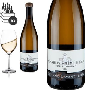 6er Karton 2022 Chablis 1er Cru Fourchaume Domaine Roland Lavantureux - Weißwein