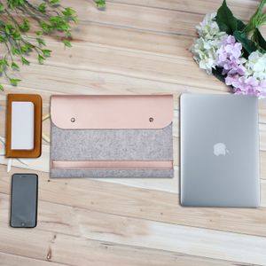 MacBook Sleeve Filz Ledertasche Laptop Hülle Case Für Apple Macbook Air Pro 13.3 Zoll