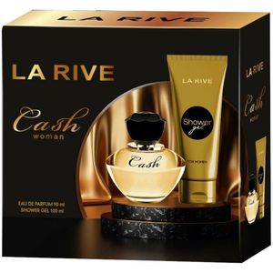 La Rive CASH WOMAN EDP Geschenkset 90ml Parfüm + 100ml Duschgel Neu & Original!