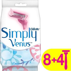 Gillette Venus Simply 3-8+4 Stück - Einwegklingen