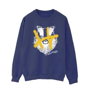 Harry Potter - "Hufflepuff Pop Spray" Sweatshirt für Damen BI21640 (L) (Marineblau)