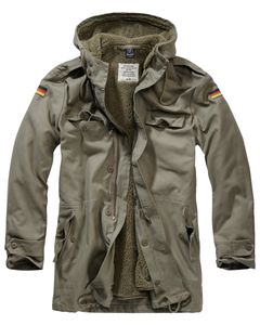 Brandit Jacke BW Parka Flag in Olive-XL