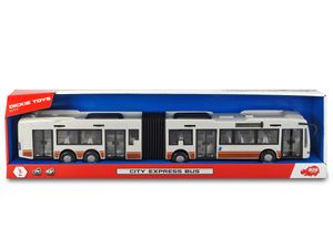 Dickie Toys - City Express Gelenkbus - Stadt Bus - 46 cm Spielzeugauto weiß