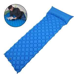 Isomatte Camping Schlafmatte Ultraleicht Kleines Packmaß. Aufblasbare Luftmatratze für Outdoor Camping, Reise,Trekking und Backpacking(Königsblau)