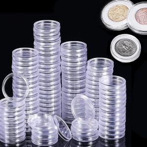 100 Münzenkapseln Münzkapsel Dosen Gedenkmünzen, Münzkapseln Leuchtturm Kapseln Cap für 2€ Euro Münzen 27mm
