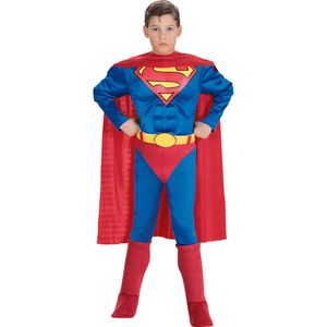 Superman - Kostüm - Kinder BN4956 (S) (Blau/Rot/Gelb)