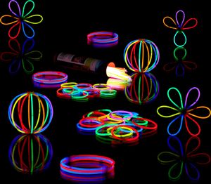 relaxdays 200 x Knicklichter mit Verbindern relaxdays 200 x Knicklichter mit Verbindern
