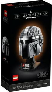 LEGO Star Wars Mandalorianer Helm Modell, Sammlerstück Zimmer-Deko und ein tolles Geschenk für Erwachsene, Bausatz, Männer, Frauen, Mama, Papa, Sammler-Geschenkidee 75328